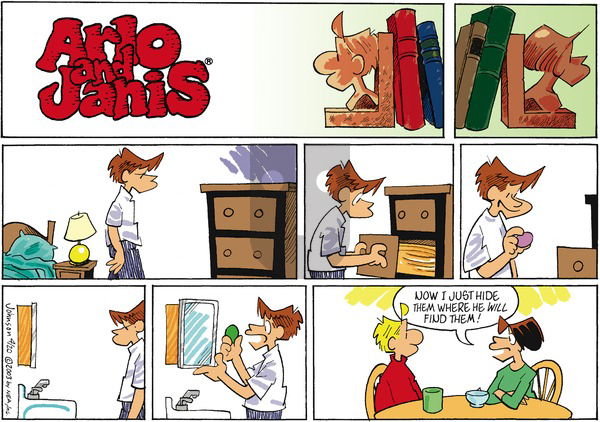 Arlo and Janis on Sunday April 20, 2003 Comic Strip