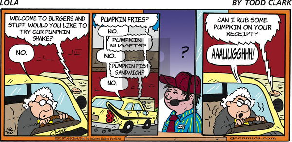 Lola on Sunday October 20, 2019 Comic Strip