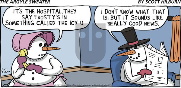 The Argyle Sweater - Sunday January 23, 2022 Comic Strip