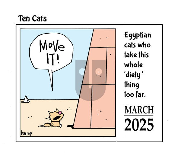 Ten Cats on Sunday March 9, 2025 Comic Strip
