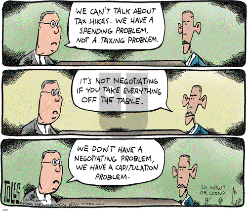 Tom Toles on Tuesday June 28, 2011 Comic Strip