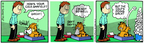 Garfield on Friday October 14, 1994 Comic Strip