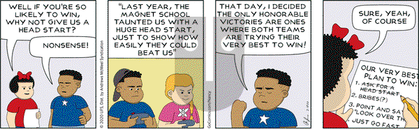 Nancy on Wednesday March 18, 2020 Comic Strip