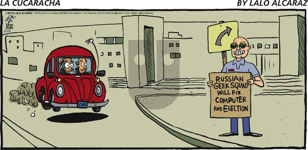 La Cucaracha on Sunday March 25, 2018 Comic Strip