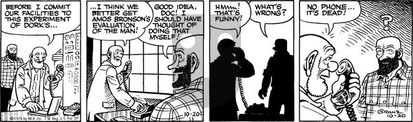 Alley Oop on Wednesday October 20, 1976 Comic Strip