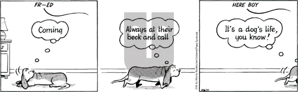 Fred Basset on Wednesday March 22, 2006 Comic Strip