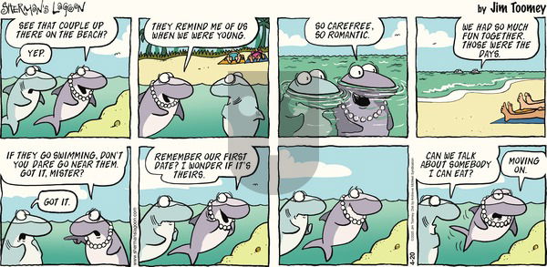 Sherman's Lagoon on Sunday April 20, 2025 Comic Strip