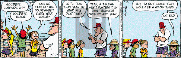 Cleats - Saturday July 12, 2003 Comic Strip