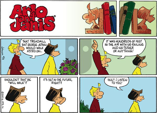 Arlo and Janis on Sunday April 4, 2010 Comic Strip