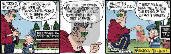 Monty on Friday April 6, 2018 Comic Strip