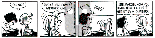 Peanuts on Thursday November 12, 1987 Comic Strip