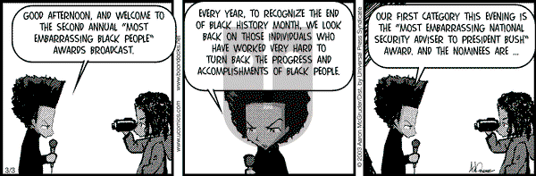 The Boondocks on Monday October 4, 2010 Comic Strip