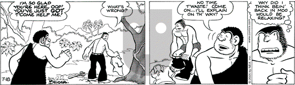 Alley Oop on Monday July 18, 2005 Comic Strip