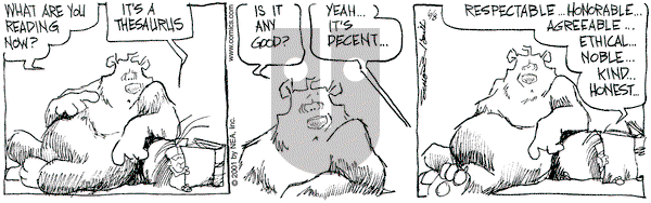 The Grizzwells on Friday June 8, 2001 Comic Strip