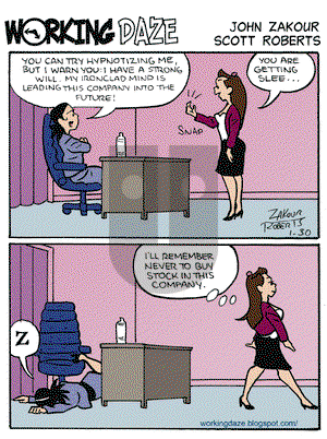 Working Daze on Friday January 30, 2009 Comic Strip