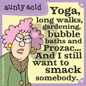 Aunty Acid on Sunday April 6, 2014 Comic Strip