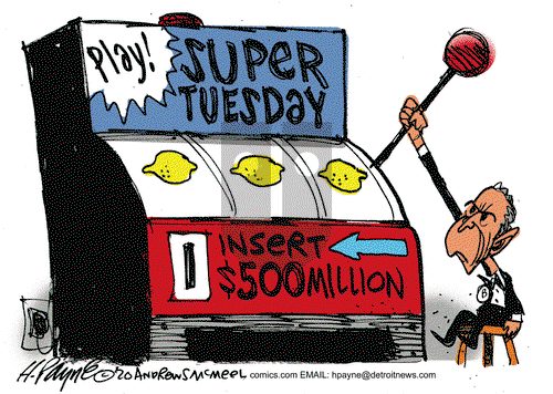 Henry Payne on Friday March 6, 2020 Comic Strip