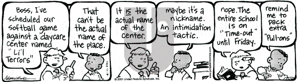 JumpStart on Friday September 28, 2001 Comic Strip