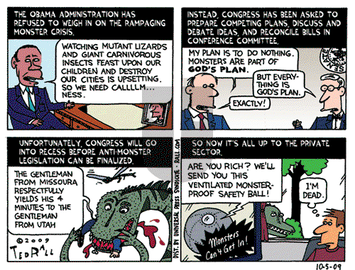 Ted Rall on Monday October 5, 2009 Comic Strip