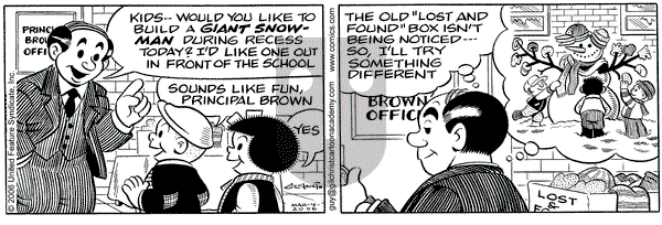 Nancy on Saturday March 4, 2006 Comic Strip