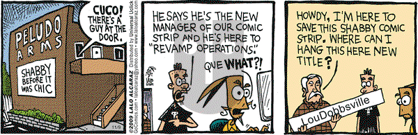 La Cucaracha on Monday November 9, 2009 Comic Strip