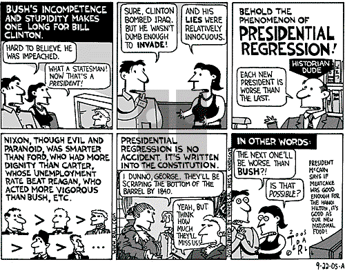 Ted Rall on Thursday September 22, 2005 Comic Strip