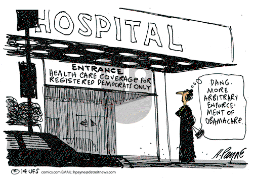 Henry Payne - Wednesday February 12, 2014 Comic Strip