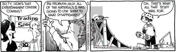 The Buckets on Wednesday June 4, 2003 Comic Strip