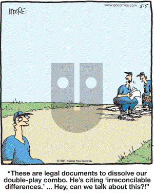 In the Bleachers - Monday May 5, 2008 Comic Strip