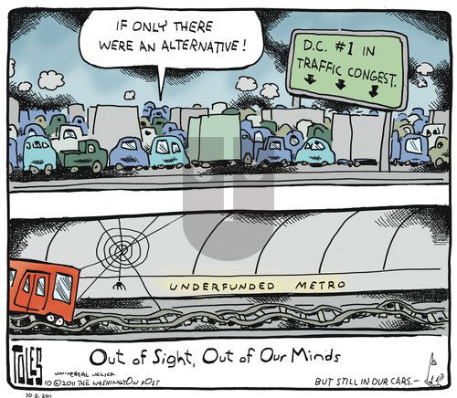 Tom Toles - Sunday October 2, 2011 Comic Strip