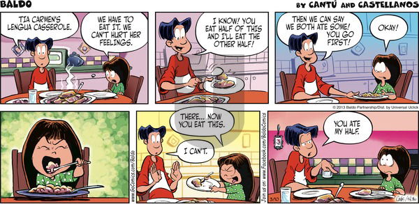 Baldo on Sunday March 10, 2013 Comic Strip