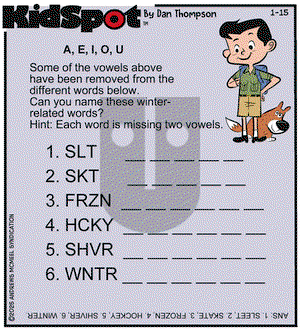 KidSpot on Wednesday January 15, 2025 Comic Strip