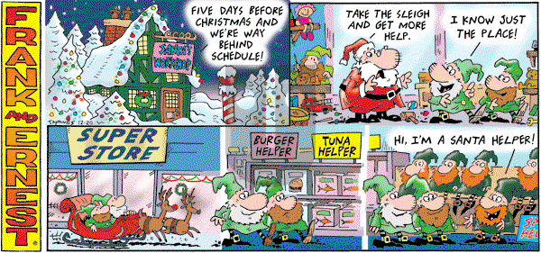 Frank and Ernest on Sunday December 20, 2009 Comic Strip