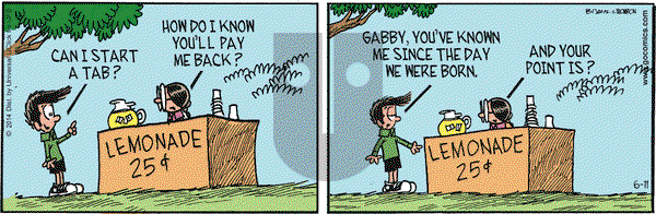 Grand Avenue on Wednesday June 11, 2014 Comic Strip