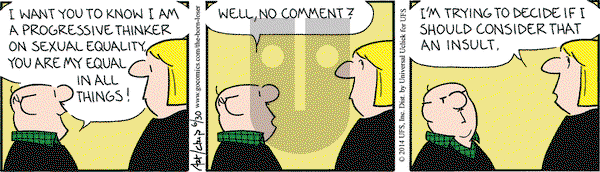 The Born Loser on Monday June 30, 2014 Comic Strip