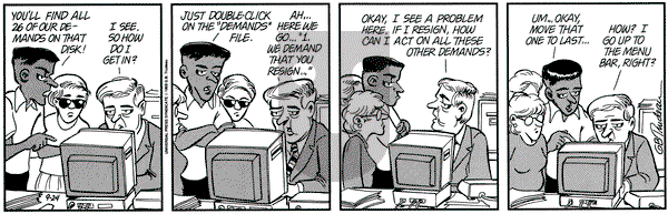 Doonesbury on Friday September 24, 1993 Comic Strip