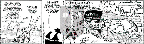 Over the Hedge on Tuesday August 9, 2005 Comic Strip
