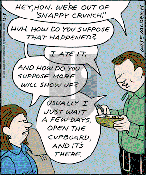 Real Life Adventures on Tuesday December 3, 2013 Comic Strip