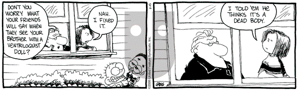 The Buckets on Tuesday October 24, 2006 Comic Strip