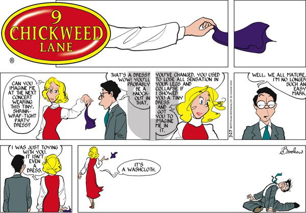 9 Chickweed Lane on Sunday March 27, 2016 Comic Strip