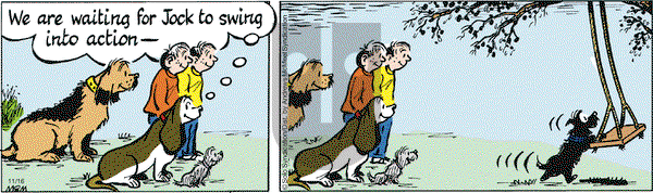 Fred Basset on Friday November 16, 2018 Comic Strip