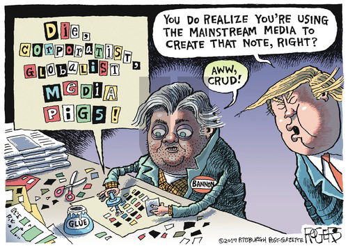 Rob Rogers on Sunday February 26, 2017 Comic Strip
