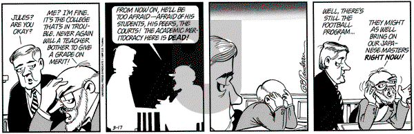 Doonesbury on Thursday March 17, 1994 Comic Strip