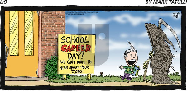 Lio on Sunday March 20, 2016 Comic Strip