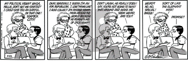 Doonesbury on Thursday May 22, 1986 Comic Strip