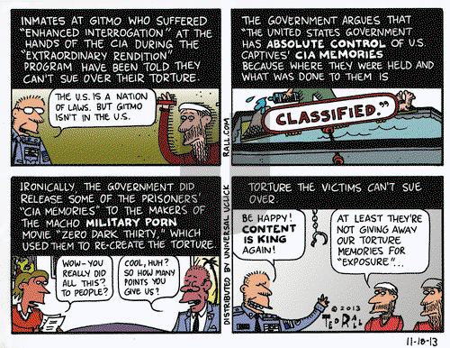 Ted Rall on Monday November 18, 2013 Comic Strip