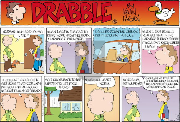 Drabble on Sunday April 17, 2016 Comic Strip