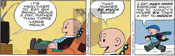 Nancy on Thursday November 10, 2011 Comic Strip