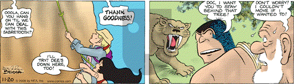 Alley Oop on Thursday November 20, 2008 Comic Strip