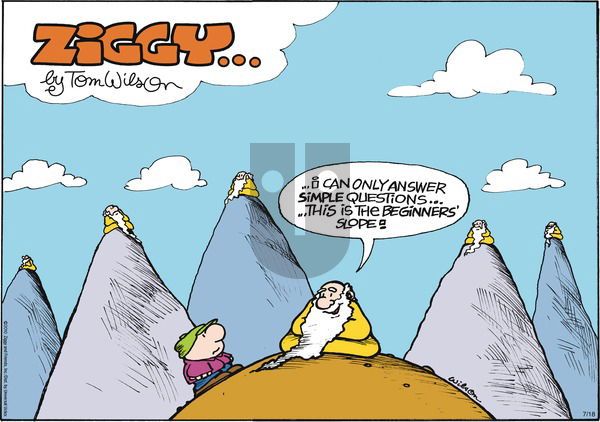 Ziggy on Sunday July 18, 2010 Comic Strip